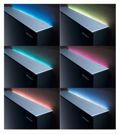 Сантехнический модуль для подвесных и напольных унитазов Geberit Monolith Plus 131.221.SI.1 с подсве 