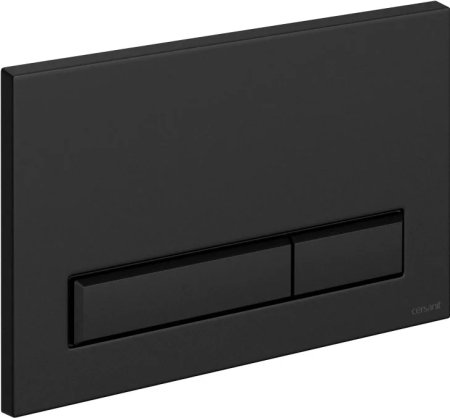 Кнопка смыва Cersanit Blick 64115 черная матовая 