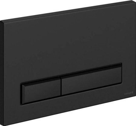 Кнопка смыва Cersanit Blick 64115 черная матовая 