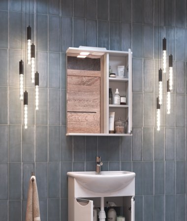 Зеркало со шкафом VIGO Callao z.CAL.50.R.El, 50 см 