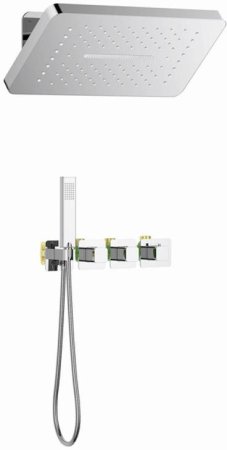 Встраиваемая душевая система с термостатом TIMO Petruma SX-5249/00SM, хром 
