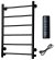 Полотенцесушитель электрический (лесенка) Тругор Аспект Пэк сп 1 80х40 см, черный 