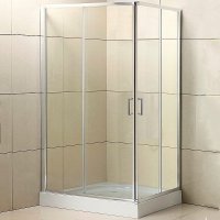 Душевой уголок BelBagno Uno 90х70 UNO-195-AH-2-90/70-C-Cr профиль Хром стекло прозрачное