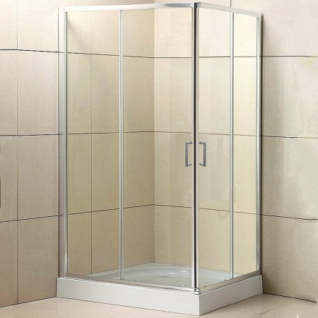 Душевой уголок BelBagno Uno 90х70 UNO-195-AH-2-90/70-C-Cr профиль Хром стекло прозрачное 