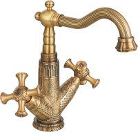 Смеситель Zorg Antic A 7010U-BR для раковины