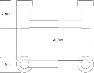 Держатель туалетной бумаги WasserKRAFT Donau K-9422 