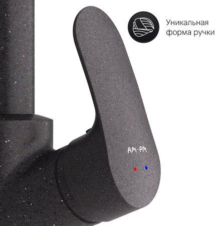 Смеситель для кухни AM.PM Like F8007122 Черный 
