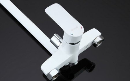 Смеситель для ванны Gappo G48 G2248 универсальный Белый Хром 