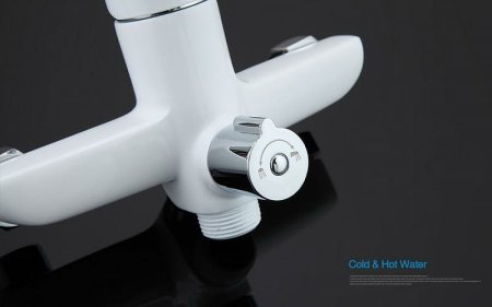 Смеситель для ванны Gappo G48 G2248 универсальный Белый Хром 