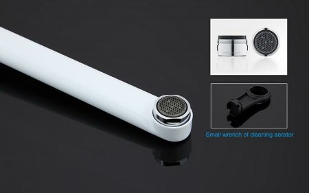 Смеситель для ванны Gappo G48 G2248 универсальный Белый Хром 