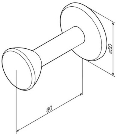 Крючок для халата AM.PM Sensation A3035800 Хром 