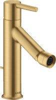 Смеситель Axor Starck 10214250 для биде, шлифованное золото