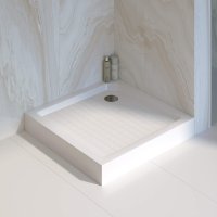 Душевой поддон квадратный RGW SMC-W Белый  800x800