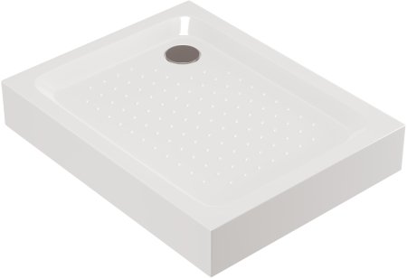 Душевой поддон прямоугольный RGW LUX/TN (Литой экран) 700x900 