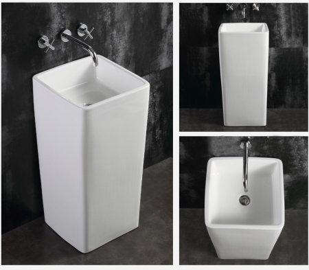 Раковина CeramaLux 40 P7005L Белая 