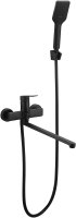 Смеситель для ванны и душа ESKO SINGAPORE  black (SB 31)
