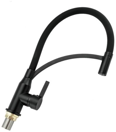 Смеситель для кухни Frap F4552-6 Черный матовый 