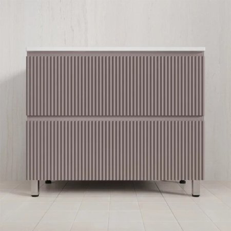 Тумба Style Line Марокко 100 напольная, с раковиной  СОУЛ 1000*480, тауп темный 