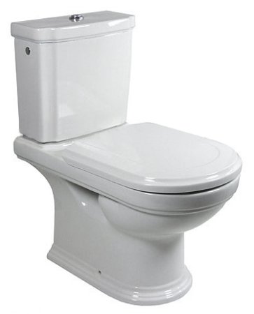 Унитаз-компакт Villeroy & Boch Hommage 666210R1 альпийский белый 