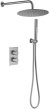 Душевая система Allen Brau Priority 5.31013-BN с термостатом Никель брашированный 