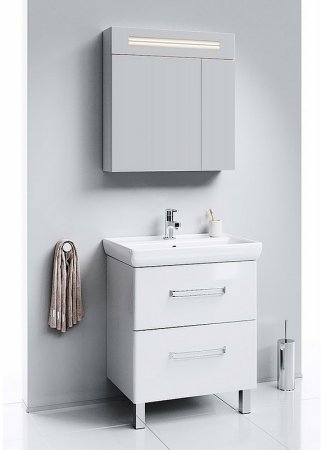 Тумба под раковину Aqwella Нео 70 Neo.01.07 Белая 