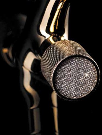 Смеситель для биде Boheme Royal Cristal 296-Royal/CRST Золото 