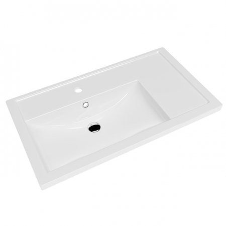 Тумба Санта Марс 80 напольная 3 двери с умывальником Фостер 80П 