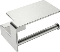 Держатель туалетной бумаги Boheme Q 10941-NB с полкой Никель брашированный