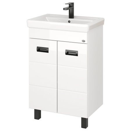 Тумба с раковиной Onika Балтика-Квадро Black 60.11 