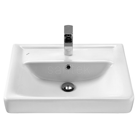 Тумба с раковиной Onika Балтика-Квадро Black 60.11 