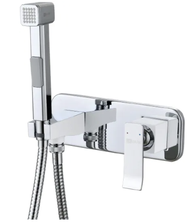 Напольный смеситель для ванны Wasserkraft Dinkel 5821 хром 