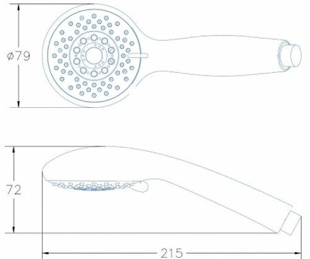 Душевая система Aquanet Static 2.09 257165 Хром 