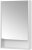 Зеркальный шкаф Aquaton Сканди 55 1A252102SD010 Белый 