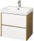 Тумба под раковину Aquaton Сканди 70 1A251801SDZ90 подвесная Белый Дуб рустикальный 