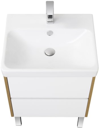 Тумба под раковину Aquaton Сканди 70 1A251801SDZ90 подвесная Белый Дуб рустикальный 