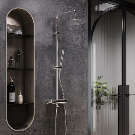 Душевая система Damixa Scandinavian Pure 936760000 с термостатом Хром 