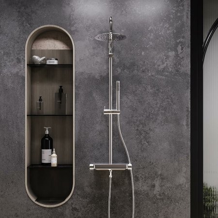 Душевая система Damixa Scandinavian Pure 936760000 с термостатом Хром 