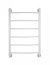 Полотенцесушитель водяной Ника Arc ЛД 80/40 белый матовый 