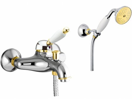 Смеситель для ванны Fiore Imperiale 83CO5104 Хром Золото 
