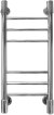 Полотенцесушитель электрический узкий Energy Ergo2 P 650x300, форма лесенка прямая, цвет хром, скрытое/наружное подключение, 650мм x 334мм 
