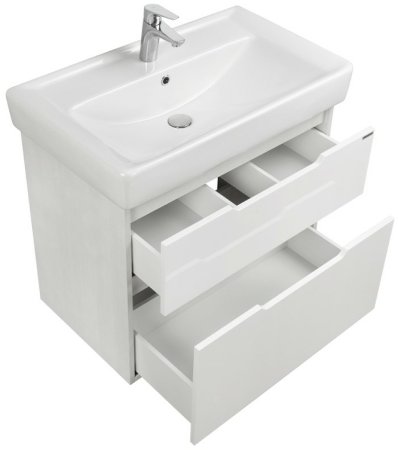 Тумба под раковину Aquaton Дакота 75 1A202901DAAY0 Белая Выбеленное дерево 