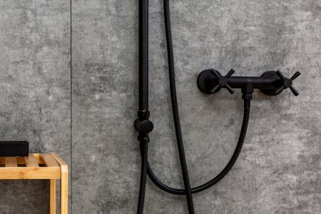 Душевая система Orange Mia M34-922b Черная 