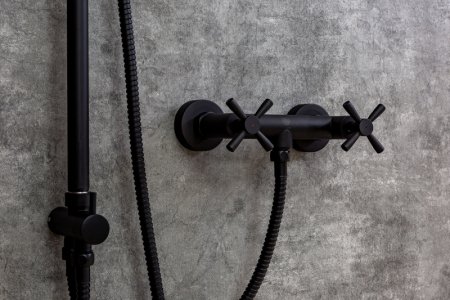 Душевая система Orange Mia M34-922b Черная 