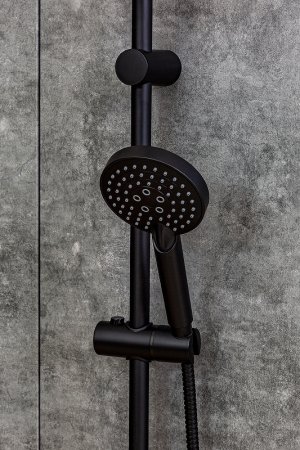 Душевая система Orange Mia M34-922b Черная 