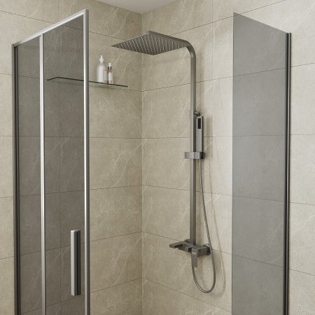 Душевая система D&K Bayern Liszt DA1513706A04 Серый графит 