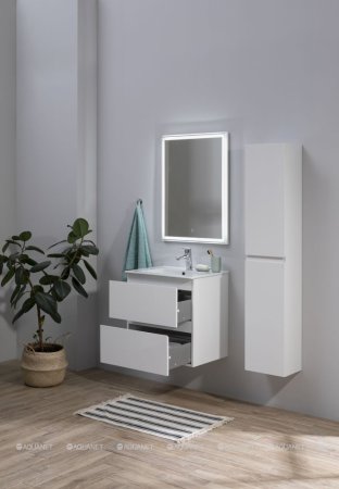 Зеркало Aquanet Nova Lite 60 белый LED 