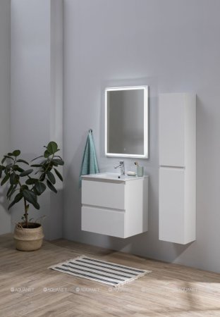 Зеркало Aquanet Nova Lite 60 белый LED 