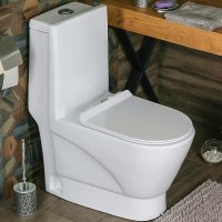 Унитаз моноблок Melana MLN-2014 с сиденьем Микролифт