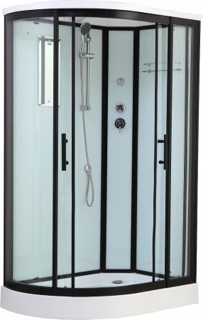 Душевая кабина Timo Standart T-6602 B R профиль черный 