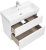 Тумба под раковину Roca Oleta 80 A857640501 подвесная Белая матовая 